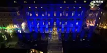Giornata mondiale del Parkinson, Palazzo Madama s'illumina di blu
