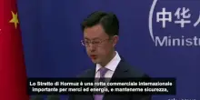 Cina chiede navigazione libera nello Stretto di Hormuz