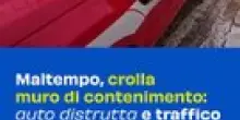 Crollo di un Muro di Sostegno ad Ascoli Piceno: Danni e Disagi alla Viabilit&agrave;