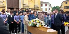 Castelnovo Sotto, lacrime e motori per l'addio a Andrea Guerard
