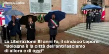 21 aprile a Bologna, il video della cerimonia in piazza
