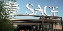 Sace accende il nuovo logo sulla Terrazza del Made in Italy
