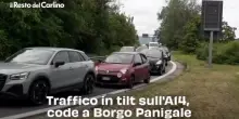 Traffico in tilt sull'A14, code a Borgo Panigale: video