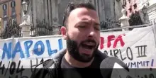 A Napoli presidio contro remigrazione: "Vannacci qui non sei benvenuto"