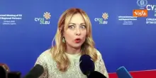 Meloni ai cronisti al punto stampa a Nicosia: "Signori me ne vado a pranzo, poi me ne vado"