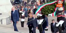 Meloni all'Altare della Patria per l'81&deg; Anniversario della Liberazione