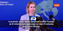 Kallas: Approvato prestito all'Ucraina di 50 miliardi, segnale che la Russia non pu&ograve; vincere