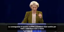 Von der Leyen: conseguenze guerra Iran potrebbero durare per anni