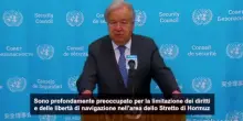 Guterres su Hormuz: profondamente preoccupato per l'economia globale