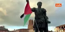 Corteo al Colosseo Pro Flotilla dopo il blitz di Israele