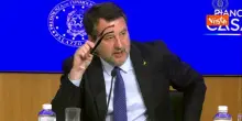 Salvini a domanda su Biennale: 'Io sono sempre d'accordo col Presidente del Consiglio', Meloni ride