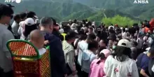 "Settimana d'oro" in Cina, folla di turisti sulla Grande Muraglia