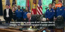 Trump: Per essere astronauti bisogna essere intelligenti ed energici, quindi non avrei problemi