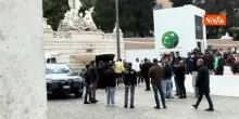 Djokovic a Piazzale Flaminio per allenamento in vista degli Internazionali di Roma