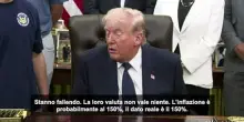 Trump: "L'Iran sta fallendo" e "dovrebbe fare la cosa giusta"