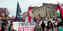 A Venezia la protesta contro la presenza di Israele alla Biennale