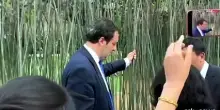Salvini in Biennale: "Padiglione Italia bellissimo", poi a Israele
