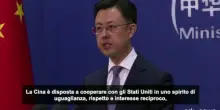 Cina, Pechino: cerchiamo "maggiore stabilit&agrave;" nelle relazioni con Usa