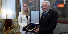 Mattarella riceve Collare Olimpico dalla Presidente del Cio Coventry