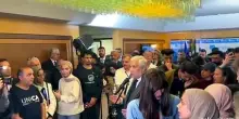 M.O., Tajani accoglie 59 studenti palestinesi usciti da Gaza