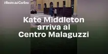 Kate Middleton arriva al Centro Malaguzzi: il video