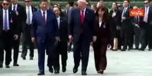 Trump e Xi Jinping passeggiano insieme al Tempio del Cielo a Pechino