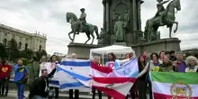 Flash mob a sostegno di Israele durante l'Eurovision a Vienna