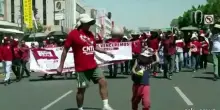 Citt&agrave; del Messico, protesta degli insegnanti: "Blocchiamo i Mondiali"