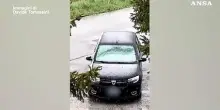Neve sull'Appennino abruzzese a meta' maggio