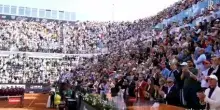 Tennis, la giornata storica di Mattarella al Foro Italico