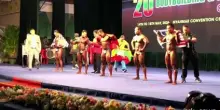 Myanmar, bodybuilder del Sud-est asiatico sfilano a Yangon