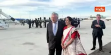 Tajani riceve il Primo Ministro indiano Narendra Modi a Fiumicino