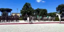 Giorgia Meloni e il premier indiano Modi a Villa Pamphilj