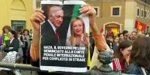 Flotilla, presidio pro Palestina davanti a Montecitorio