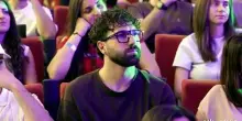 Ultimo dialoga con Crepet nell'incontro con studenti Roma Tor Vergata