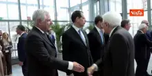 Standing ovation per Mattarella, al suo arrivo all'Assemblea di Confindustria alla Nuvola