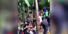 Salvi quattro uomini intrappolati in una grotta semisommersa in Laos