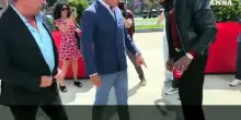 Cirio incontra la star della Wwe Montez Ford al palazzo della Regione