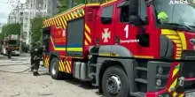 Ucraina, l'intervento dei Vigili del fuoco dopo alcuni attacchi russi