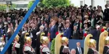 2 giugno, al via la parata a Roma con onori a Mattarella