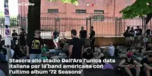 Metallica, i fan accampati in attesa del concerto a Bologna: il video