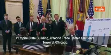 Trump su piscina del Lincoln Memorial di Washington: Pi&ugrave; grande dell'Empire State Building