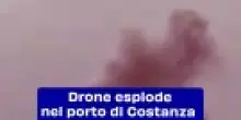 Drone esplode nel porto di Costanza in Romania
