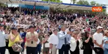 Meloni alla cerimonia militare per 212&deg; anno Fondazione Arma Carabinieri a Reggio Calabria