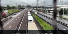 Traffico intenso sull'Autobrennero dopo la festivita' in Austria