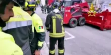 Porto Sant'Elpidio, crolla un edificio: un morto e due feriti