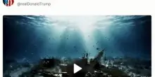 Trump: distrutto esercito dell'Iran. Il video IA delle navi affondate