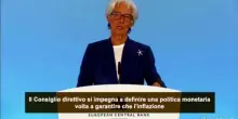 Bce alza i tassi al 2,25% e rivede crescita eurozona al ribasso