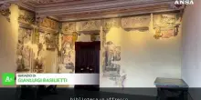 Casa Leopardi a Recanati, scoperto affresco databile tra '500-'600 in Biblioteca