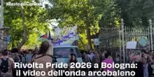 Rivolta Pride 2026 a Bologna: il video dell'onda arcobaleno